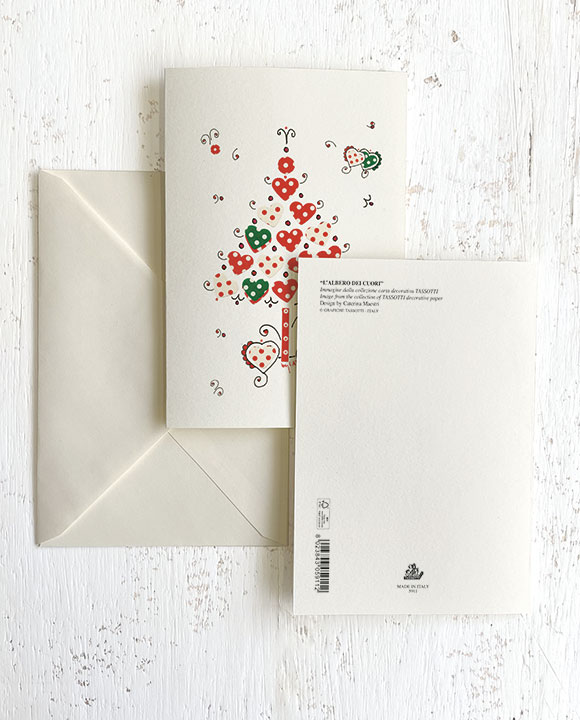 Card “L’albero dei cuori”