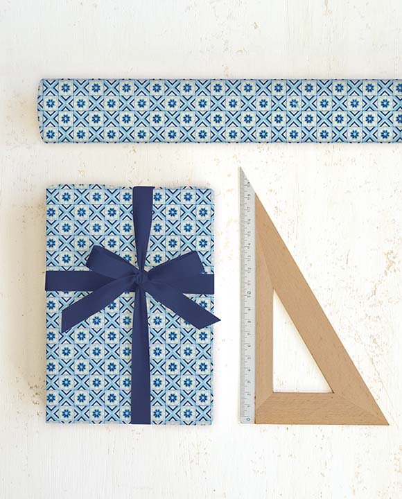 Papel "Quadrelle blu"
