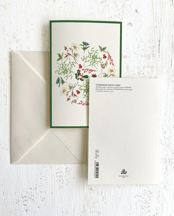 Carte "Giardino di Natale verde"