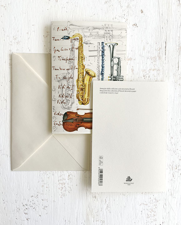Card "Spartito e strumenti"