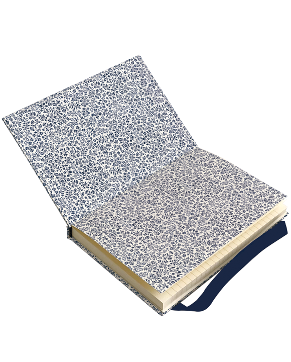 Tagebuch "Rem. fiorata blu"