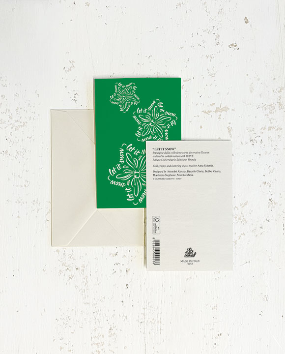 Card "Let it snow"