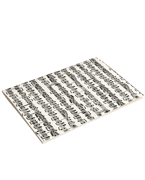 Lined stapled book A5 "Musica"
