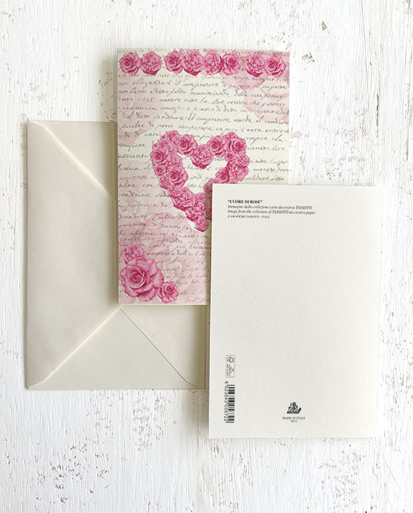 Card "Cuore di rose"