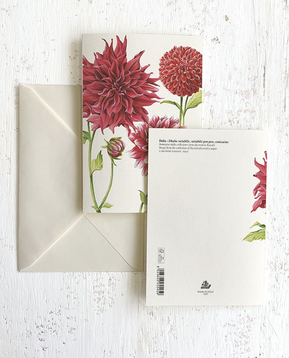 Card "Dalia rossa"