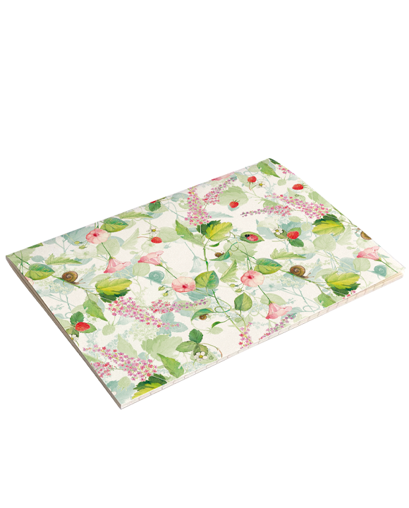 Cahier rayé agrafé A6 "Campanelle"