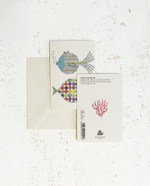 Card "Pesci colorati"