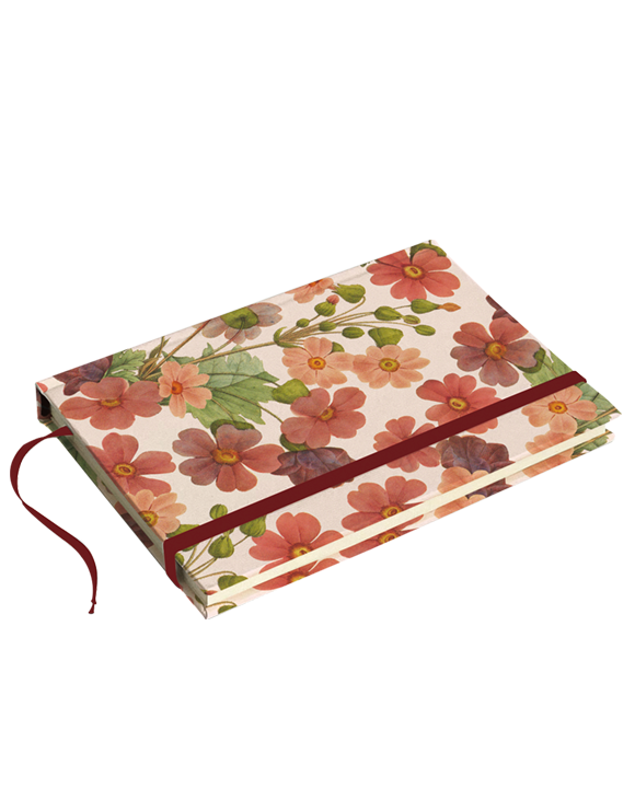 Cuaderno tapa dura A6 "Primula Sinensis"