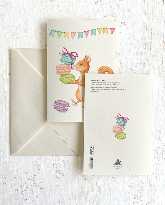 Carte "Party - Macarons"