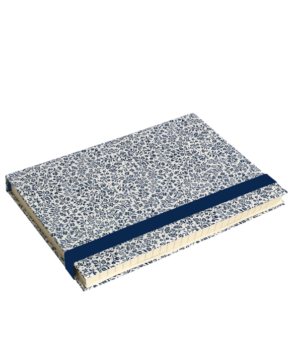 Diary "Rem. fiorata blu"