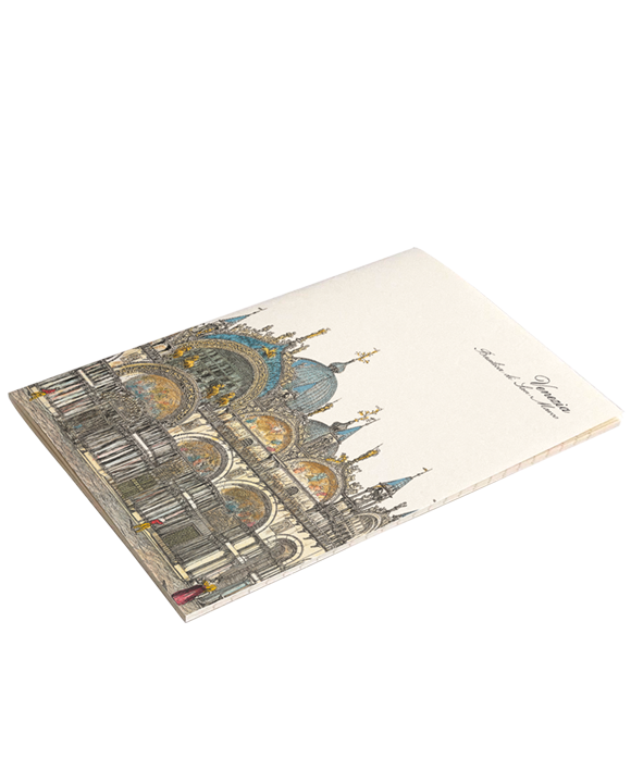 Quaderno punto metallico a righe A6 "Venezia"