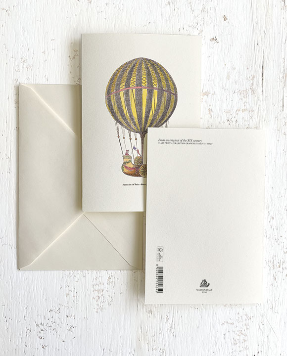 Card "Mongolfiere"