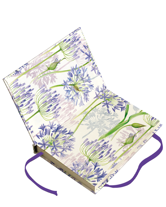 Hard cover book A6 "Agapanthus"