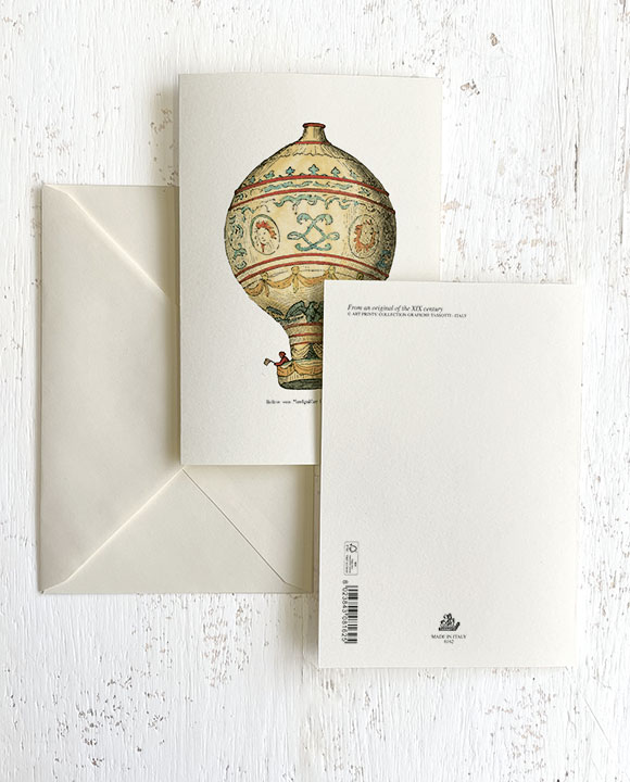 Card "Mongolfiere"