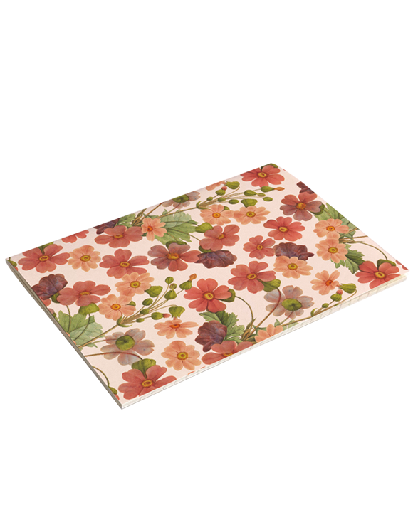 Cuaderno rayado de grapas A5 "Primula Sinensis"