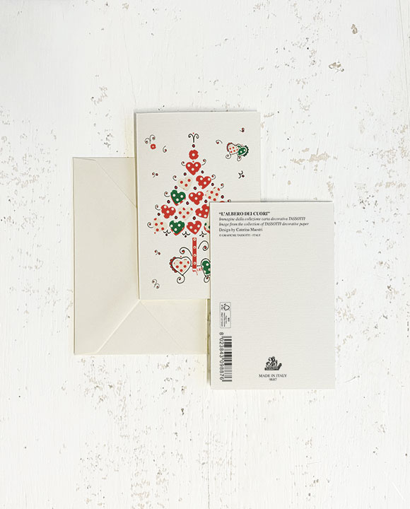 Card “L’albero dei cuori”