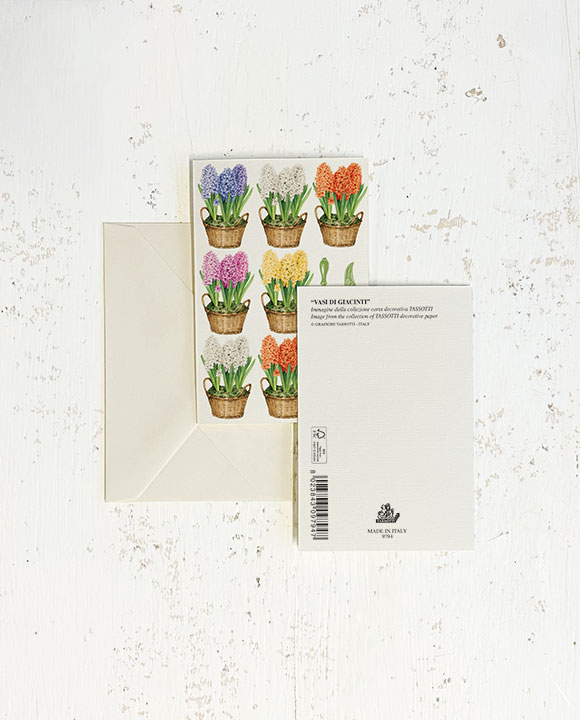 Card "Vasi di giacinti"