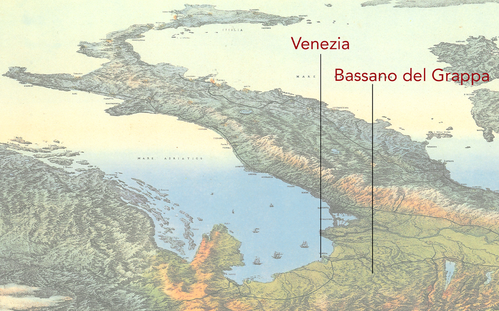 Italy map