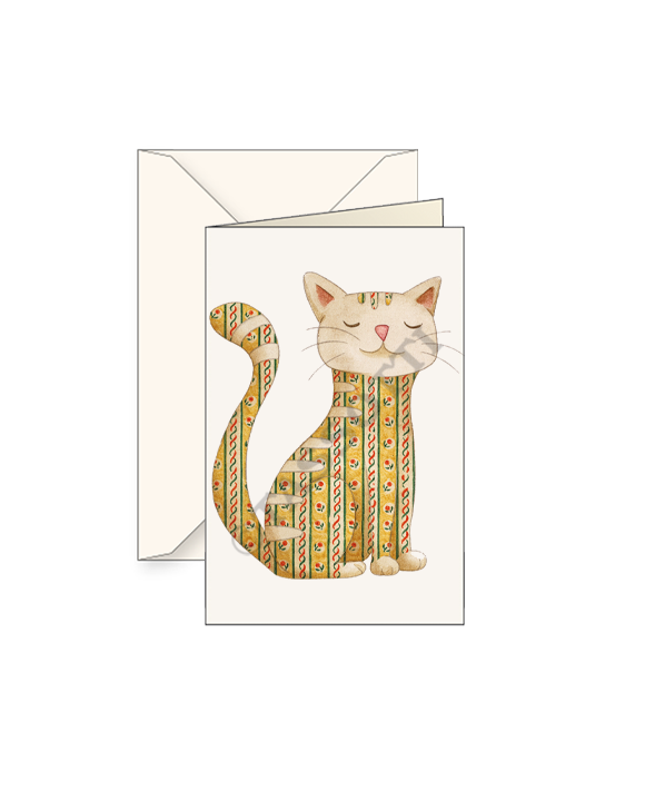 Card "Gatto in carta"