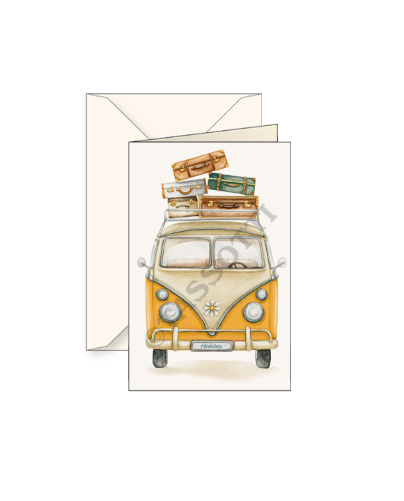 Card "Holiday - Van"