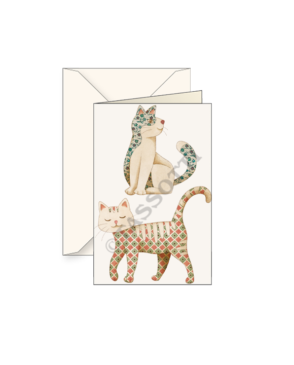 Card "Gatti in carta"