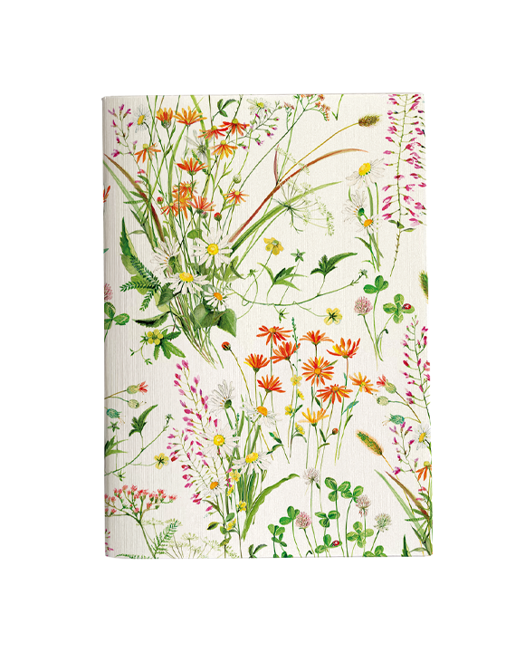 Lined stapled book A6 "Fiori Spontanei"