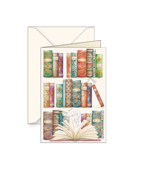 Card "Libri Colorati"